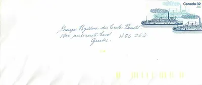 Vapor de roda traseira Bonnington — Canadá 32 — editor Canada Post