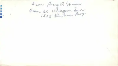 Winnipeg — Briefumschlag mit 8-Cent-Stempel Kanada — an die Canadian Pension Commission in Ottawa gesendet — Rückseite