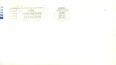 Tarjeta postal Canadá — sello de 8 centavos — enviada desde London, Ontario, fechada 2 IX 1975 — Reverso