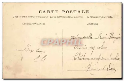 Pont-de-Gennes — L'Hospice — wydawca nieodczytalny — Rewers