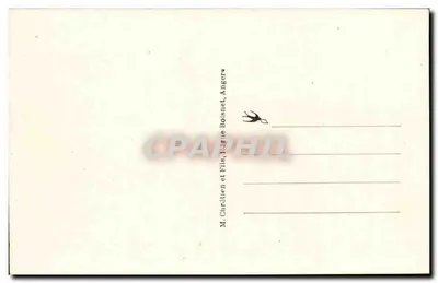Coutures (M.-et-L.) — Widok drogi do Chemellier w kierunku kościoła — Rewers