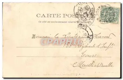 Saumur (M.-et-L.) — Wodne zawody, 1902 — C. YOLLUSSEN, fot. Saumur, w depozycie — Rewers