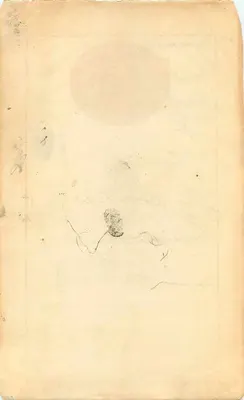 Ansichtskarte des Britischen Imperiums — offizieller Stempel des Maharadschas von Kaschmir — arabisches Schriftbild — Rückseite