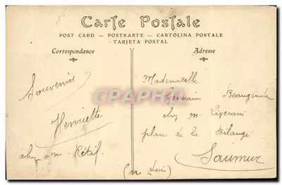 Saumur — Perspektywa Quai de Limoges — ND Phct. — Rewers