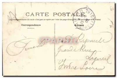Saumur — Quai de Limoges — editor não visível — Verso