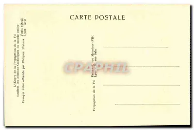 Indie (Mysore) — Biskup Despatures z Missji Obcych myśli o krokodylu w dżungli — Helio Braun, Paryż — Rewers