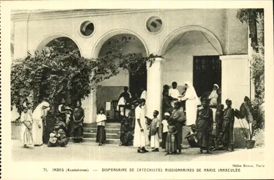 Índias (Kumbakonam) — Dispensário de catequistas missionários de Maria Imaculada — Hélio Braun, Paris