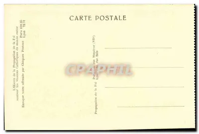 Missionário e mulher local — cena de encontro — L'Œuvre de la Foi, Lyon (VIIe) — Verso
