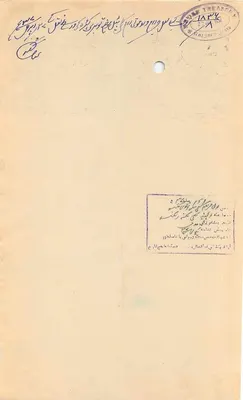 Estado de Rajgarh — Timbre fiscal de 8 annas — editor desconhecido, número de série não visível — Verso