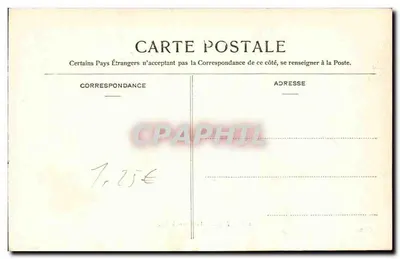 Brest - O Cours Dajot — G. B. — n° 211 — Verso
