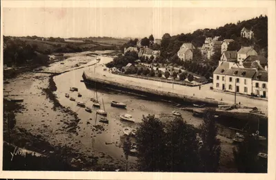 PONT-AVEN (Finistère) — O Estuário do Aven e o Pequeno Porto — Éditions d'Art YVON, Paris