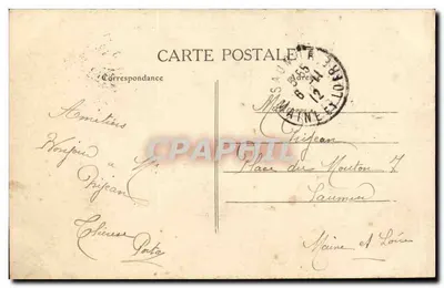 Angers — Place Lafayette — L. V., fot. — Verso