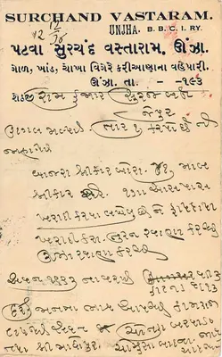 Uniwersytet w Kalkucie — Karta pocztowa wysłana z NJHA (Kalkuta) — Wydawca: India Post — Rewers