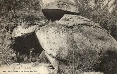 Huelgoat — A Gruta de Arthus — Julliès 1905