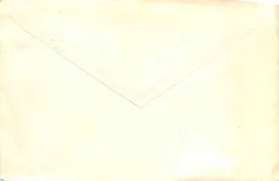 Carta postal enviada da Iugoslávia para a Rússia — selo soviético e carimbo postal de Zaube — Verso