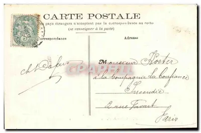 Castelo-du-Loir — Casa na rocha — Pn-tototype 1 Bouveret — Verso