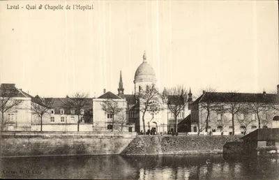 Laval - Margem e Capela do Hospital — Chichés B. D. Laval