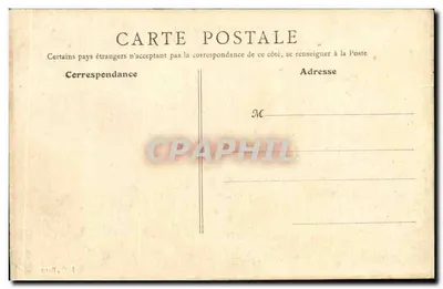Saumur — Zamek wapienny — B. J. C., Paryż — Rewers