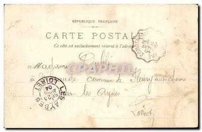 Saumur - O Castelo, Cour intérieure — Dando-Berry, Louddun 124 — Verso