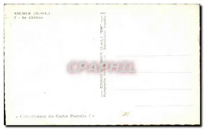 Saumur — Zamek — Combier Mr. Maccon — Rewers
