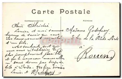 Parigi — La Rue de la Paix — C.M. — n°190 — Verso