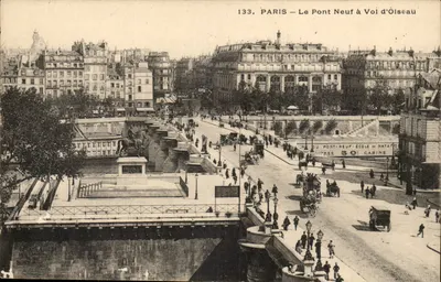 Paris — O Pont-Neuf à Vista de Oiseau — Editor: 133