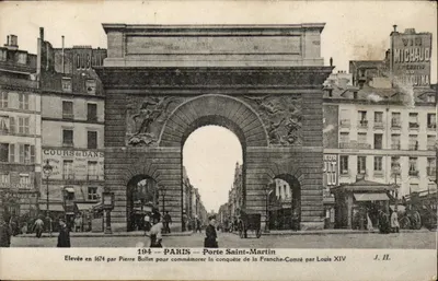Porta Saint-Martin — Paris — editor J. H., n° 194