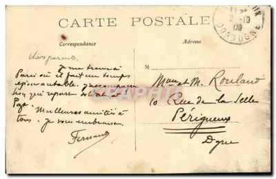 Paris — A porta Saint-Martin e os Teatros da Renascença e da Porta Saint-Martin — G. M. n°378 — Verso