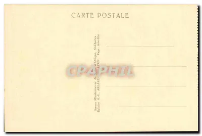 Boukoba - Kagongo — Um dispensário onde os muitos clientes vêm buscar junto das Irmãs alívio físico e conforto moral — Edição G.-L. Arlaud, Lyon — Verso
