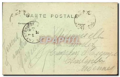 Parijs — De Poort Saint-Denis — H. V. — Achterkant
