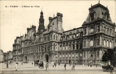 Paris — O Hotel de Ville — Editor desconhecido, n° 12