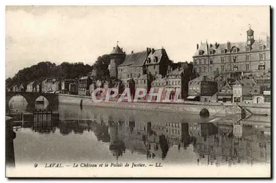 Laval — O Castelo e o Palácio de Justiça — LL.