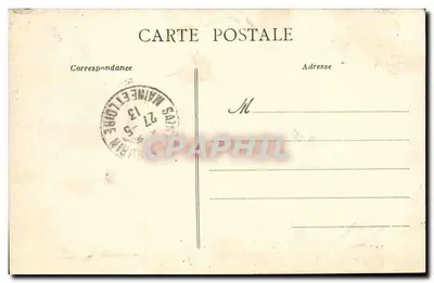 Cholet - Liceum dla dziewcząt — Artaud-Nozaïs, Nantes, nr 14 — Rewers