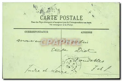 Paris — La Rue Auber — LL. — Editor LL. n° 959 — Verso