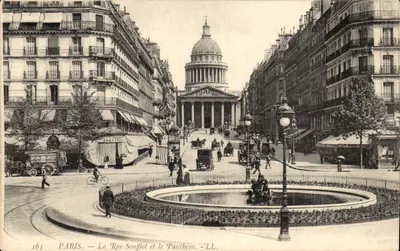 Paris — A Rue Soufflot e o Panteão — LL. n° 165