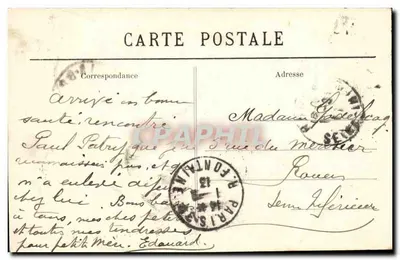 Montmartre — Plac Pigalle — G. C. A. Paryż, nr 649 — Rewers