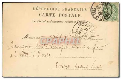 Paris - A Praça das Vitórias - P.L. No. 25 — Verso