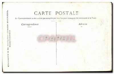 Paryż — Plac Carrousel i pomnik Gambetty — Wydawca Haubourdin — Rewers
