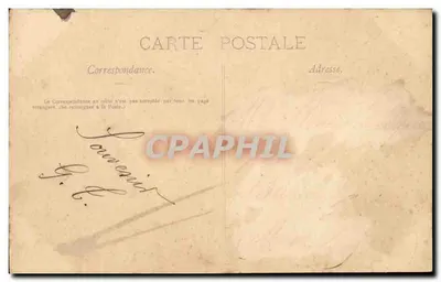 Candé - Rue Brossay y Rue Carnot — editor no visible, número de serie no legible — Reverso