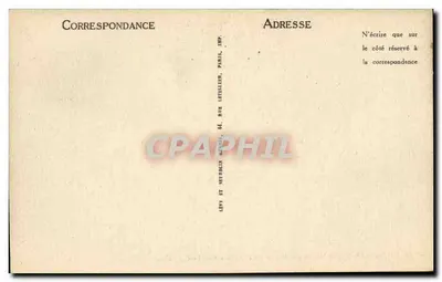Angers — A Estátua do Rei René e o Castelo Sul — LL — Verso