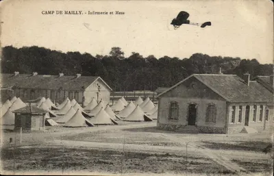 Camp de Mailly — Infirmeria e Mess — A. Very, editor