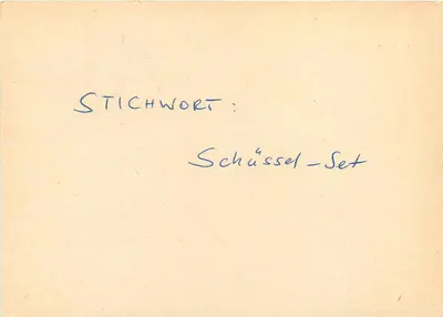 Conjunto de Chaves — STICHWORT — editor VITAL — Verso