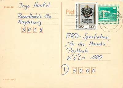 Tor des Monats — FRD-Sportschau — editor Kaiserliche Postagentur