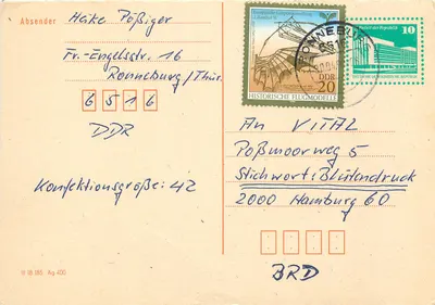 Exposição aérea de Lilienthal 1962 — DDR — editor III 18 185 Ag 400