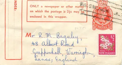 Carte postal da Nova Zelândia — Manuka — 1970 — editor não visível