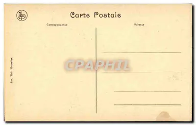 Puerta de Hal — Bruselas — editor N. Thill — Reverso