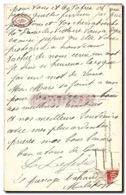 Anjo protetor — para os pequenos refugiados do Artois — VISE PARIS 2433 bis — Verso