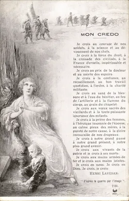 Meu Credo — Henri Lavedan — Edição Europeia de 1915