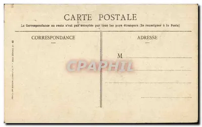 Fontainebleau — Castelo e parque — Coleção Chocolat Menier — Verso