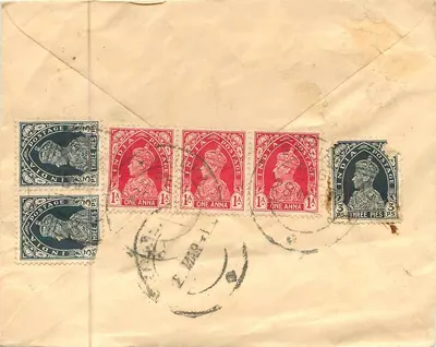 Fazilka — Poczta do Jervsepore — Fazilka, Indie — Rewers